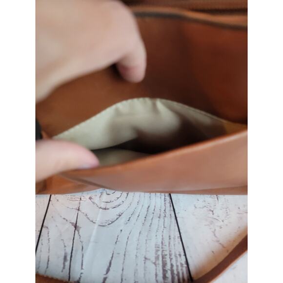 Rosetti Handbag Light Brown Western theme with embossed/stamped Faux Leather - Picture 7 of 16